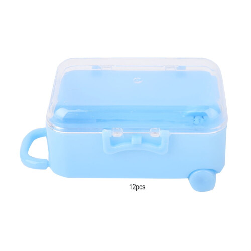 Mini valises à roulettes pour bonbons - 12 pièces