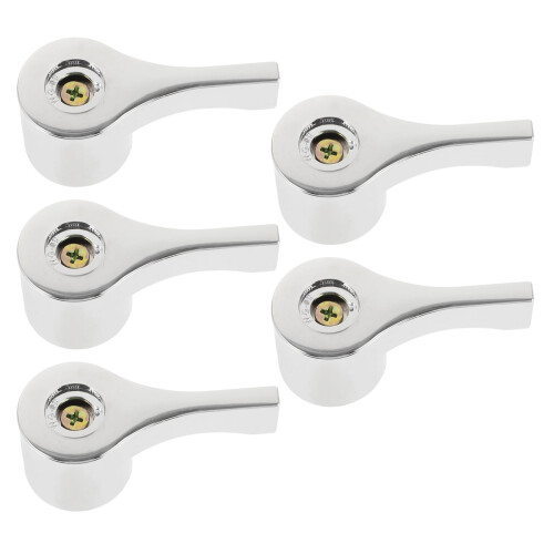 Metallblandarhandtag – 5-pack, silver, 6,5 cm