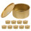 10 Stück Aluminium-Teedosen 150 ml Gold 1