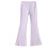 Jentebukser med utsving, elastiske nylon-bootcut-leggings 1