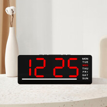 Réveil LED avec affichage de la température et de la date