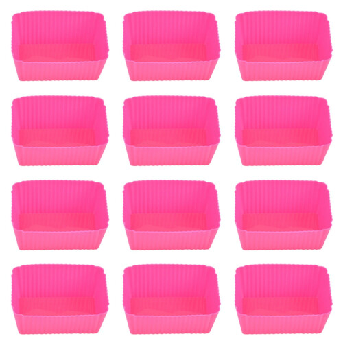 Pirottini per cupcake in silicone riutilizzabili, 12 o 20 pezzi