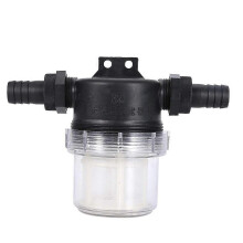 Filtro de agua para riego de jardín, malla 40, transparente, diseño duradero para protección de la bomba.