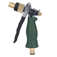 Pistola ad acqua ad alta pressione con ugello per tubo flessibile per irrigazione da giardino e lavaggio auto, in lega di rame e alluminio