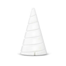 Fibonacci Coil Winding Jig for Electroculture Gardening, Copper Wire Antenna Making Tool, Plastic White