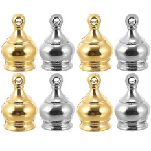 Lamp Finials, Zinc Alloy Light Knob Decor, 8Pcs Assorted Colours for Lampshade Holder