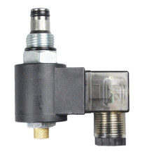 DHF08-220H Hydraulic Threaded Solenoid Valve, 2-Position Normally Closed, Pressure Relief, Metal Body
