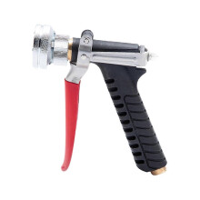 Ugello a spruzzo ad alta pressione in acciaio per tubo flessibile, ideale per irrigare il giardino e lavare l'auto.