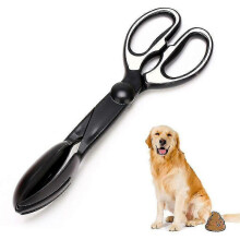 Pet Litter Scooper Scissor Shape Design with Wide Comfortable Handle for Dogs