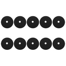 Non-Woven Tree Mulch Rings Fabric Plant Covers, Root Protection Mats, 27x27cm, Black, 10 Pcs