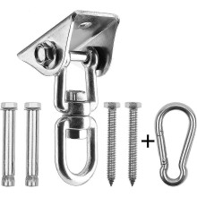 Hammock Hanging Kit 1000lb Capacity Heavy Duty 360 Rotate Swing Hook Indoor Outdoor
