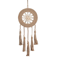 Decorazione da parete in stile boho per il soggiorno, arazzo in macramè di cotone tessuto a mano.