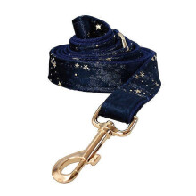 Collare per cani Blue Personality con incisione, tessuto in velluto, parti in ferro tradizionali, per cani di piccola, media e grande taglia.