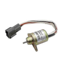 Brandstofafsluitsolenoïde compatibel met Yanmar John Deere tractorgenerator 119233-77932, koperkleurig metaal