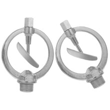 Automatic Lawn Sprinkler, Zinc Alloy 360 Degree Rotating Sprinkler Head, 1/2 Inch Thread, 8-Pack