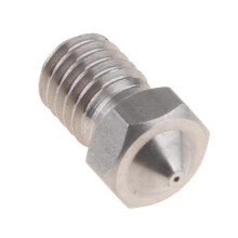 Ugello estrusore per stampante 3D LM in acciaio inossidabile con filettatura M6 da 0,4 mm per filamento da 3 mm, compatibile con JHT V5 V6