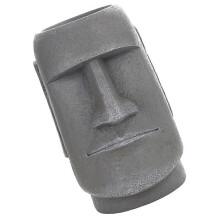 Moai Statue Resin Planter Pot for Succulents, Dark Grey Decorative Plant Pot for Home Desktop Garden