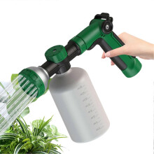 Slangsproeier met 500 ml fles, druksproeikop voor zacht water geven en plantenverzorging