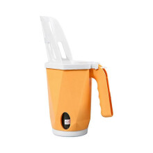 Large Capacity Cat Litter Scoop with Integrated Waste Bin for One-Handed Operation and All Litter Types