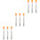 108Pcs Embroidery and Knitting Needles Assorted Colors Easy Threading 4