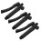 3pcs Garden Sprayer Pump Handle Replacement, Compatible with Multiple Sprayers, Plastic PP, Black, 18mm & 14mm Threads 1