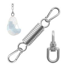 Hammock Chair Hanging Kit, Heavy Duty Stainless Steel Swivel Hook for Porch Swing & Punching Bag