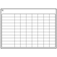 Calendrier mural Lssam 2024-2025, tableau blanc magnétique