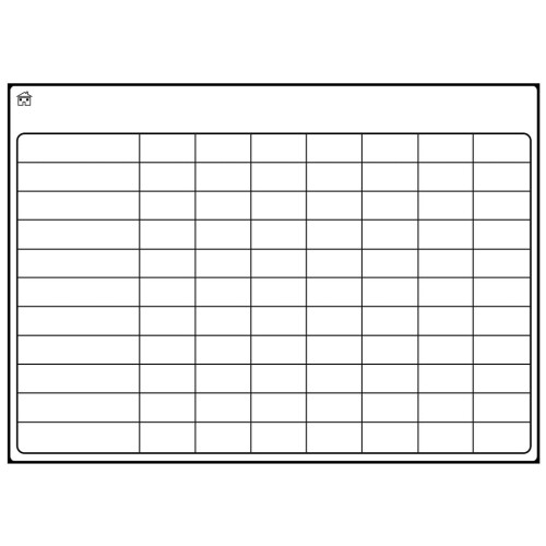 Calendrier mural Lssam 2024-2025, tableau blanc magnétique
