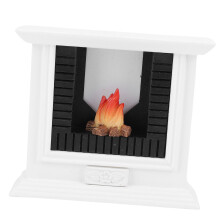 Miniatur-Puppenhauskamin weiß 10,5x9x3 cm