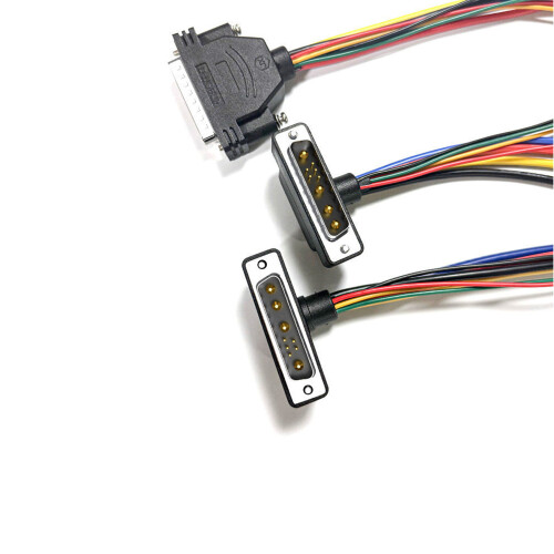 Reliable 9W4 Electrical Connector For High Load-straight head 2