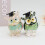 Owl Doctor Shape Gift Box Elegant Handmade Statue-Green 7