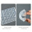 Small Rabbits Shaped Nail Stamp Template Reusable Silicone Mould 2