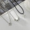 Delicate Alloy Chain Necklace Stackable With Shining Star-88 7