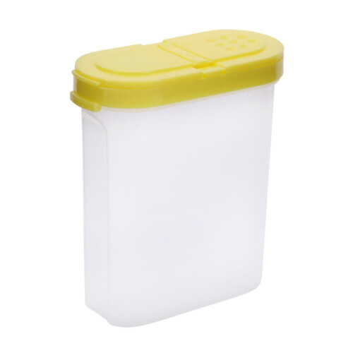Transparente Gewürzgläser mit Doppeldeckel, 12er-Set