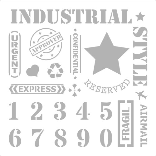 Pintyplus Stencils for spray painting - Stencil 9