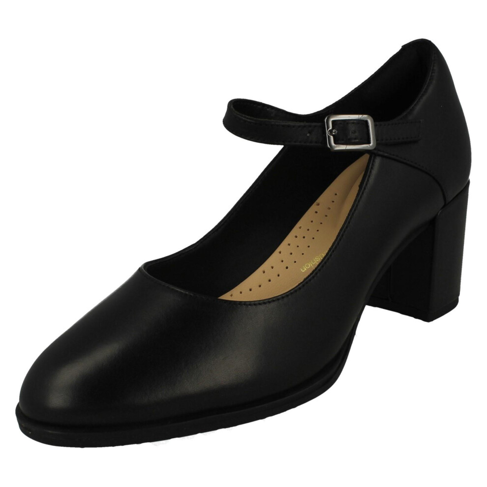 Clarks (, Uk 5) Ladies Mary Jane Court Shoes - Freva55 Strap Black
