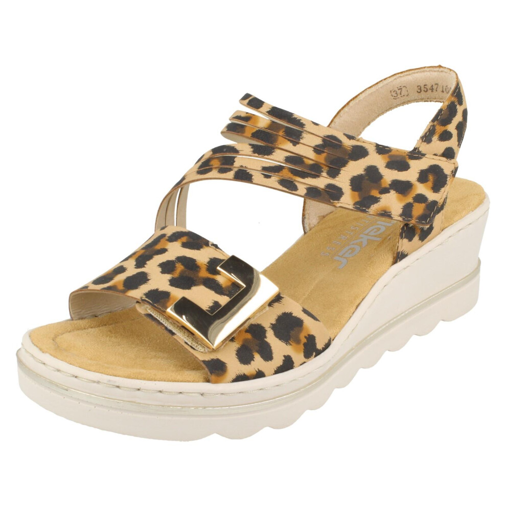 Rieker (Multi, Uk 4) Ladies Sandals 67410