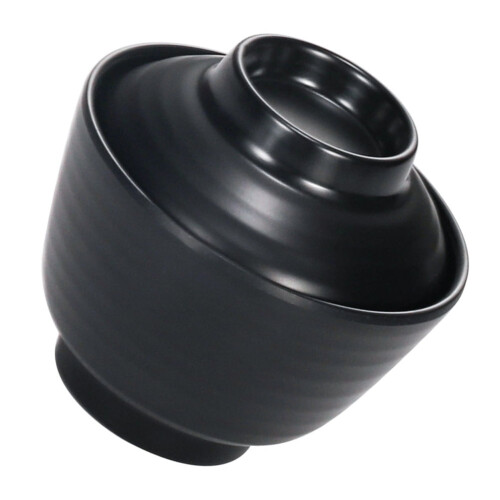 Japanse soepkom van melamine met deksel