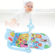 Baby Kick Piano Gym 73x58x40 cm Blu 3xAA