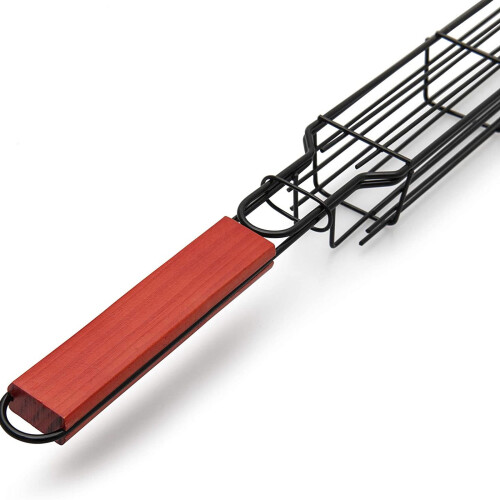 Panier à barbecue en acier inoxydable avec brochettes
