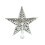Silver Star Christmas Tree Topper 20 cm 1