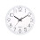 Silent Quartz Wall Clock – White, Black or Grey 1