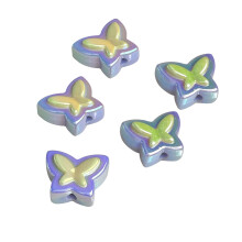 Acrylic AB Beads Transparent 100pcs for Jewelry Making