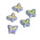 Acrylic AB Beads Transparent 100pcs for Jewelry Making 1
