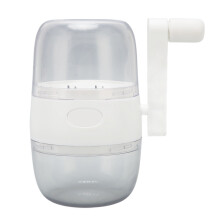 Stainless Steel Nut Grinder with Garlic Chopper White