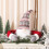 Faceless Gnome Tree Topper – Red & Grey, Large/Small 1