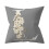 Silk Pillow Case Cotton 45x45 cm Alphabet Design 1