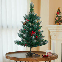 Flocked PVC Christmas Tree 60cm