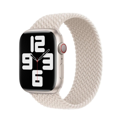 Apple Apple Watch Braided Solo Loop Starlight 4mm Size 7 1