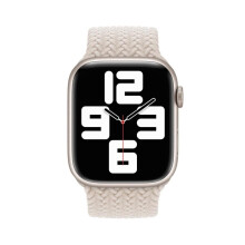 Apple Watch Braided Solo Loop Starlight 4mm Size 9